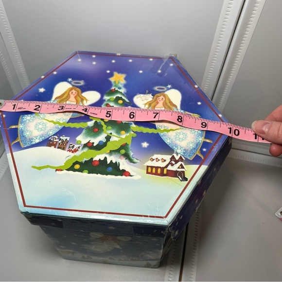 Lot of 11 Vtg ‘Angels On High In Our Small Town’ Ornaments w Box ~ RARE! christm - Picture 6 of 8